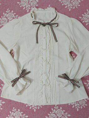 Axes Femme | POETIQUE Multi Colour Ribbon Blouse